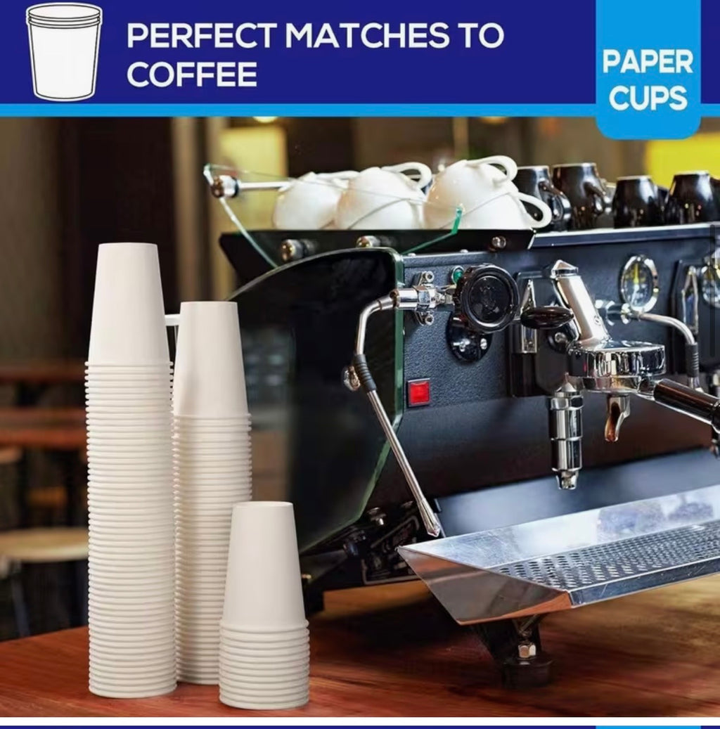 Disposable paper cups