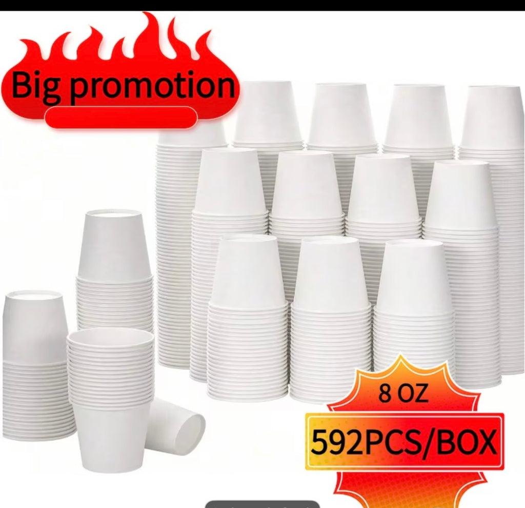 Disposable paper cups